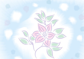 Flower watercolour
