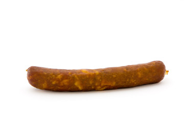 Sausage on a white background