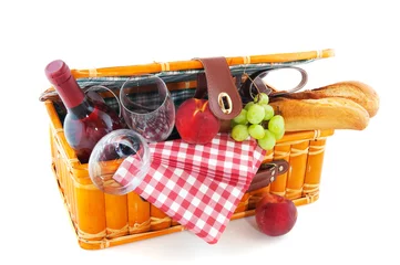 Photo sur Plexiglas Pique-nique picnic basket