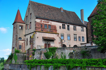 Fototapeta na wymiar View of Saverne, an old town in Lorraine, France