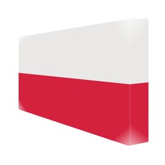 brique glassy avec drapeau pologne poland polska