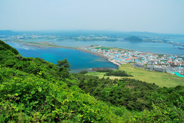 Jeju island from Sunrise Peak