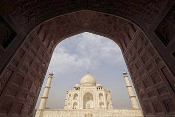 Fototapeta na wymiar Taj Mahal - Framed