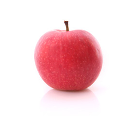 Red apple isolated on white