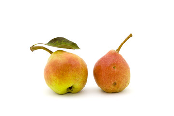 Pear on a white background
