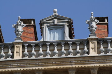 Claraboya en un tejado.