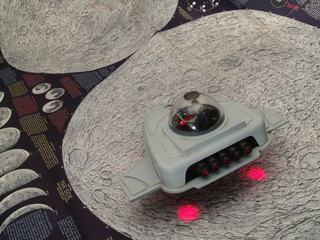 UFO Scout Ship on Moon Map 3