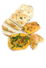 Freshly Baked Goods Isolated on White