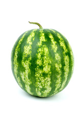 Stripy green watermelon