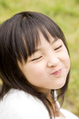 笑顔の女の子