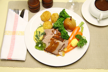 Roast Lamb Meal