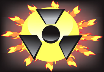 radiation flame