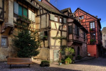 Fototapeta na wymiar Kolorowe Alsace
