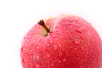Red apple isolated on white