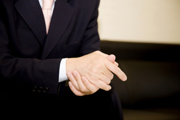 Fototapeta premium 打ち合わせ中のビジネスマン