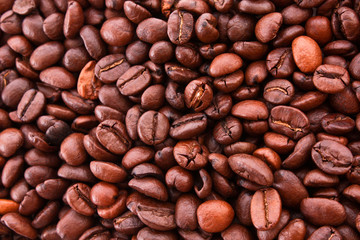 Coffee beans background
