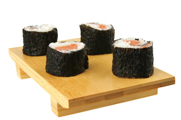 served rolls on white