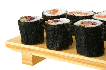 served rolls on white