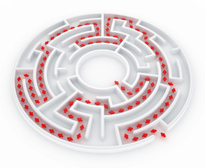 Maze with path