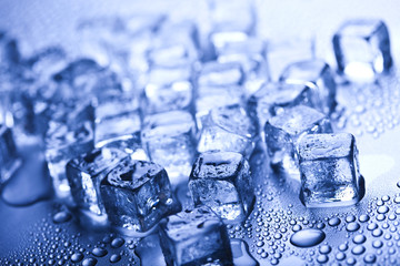 Crystals ice cubes