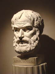 Naklejka premium Aristotle ancient greek philosopher and scientist