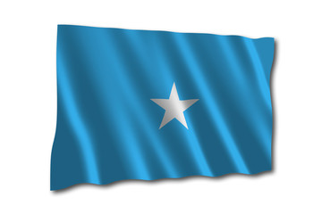 somalia flagge wedeln
