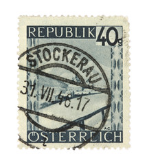 Austria - stamp from Stockerau