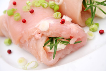 Frische Putenrouladen