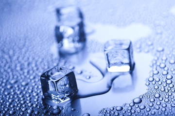 Crystals ice cubes