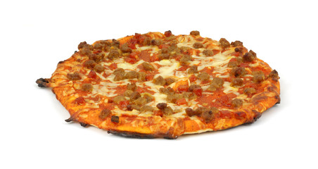 Small cooked pizza