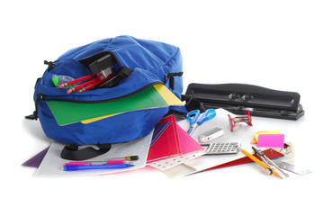 Naklejka premium Back to school supplies