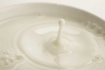Abwaschbare Fototapete Milchshake milk