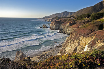 Big Sur Coastline Late Afternoon
