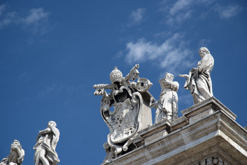 Obraz premium Roma, piazza San Pietro, veduta del porticato