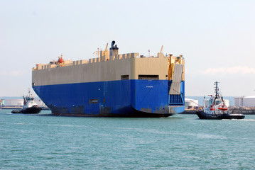 Naklejka premium Manoeuvres portuaires