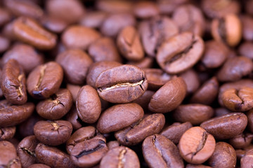 Roasted coffee beans