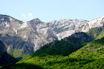 Obraz premium mountain range Jakupica, Macedonia