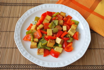 Tofu mit Paprika