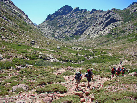 Corse, GR 20 (&eacute;tape 6), la vall&eacute;e du Golo