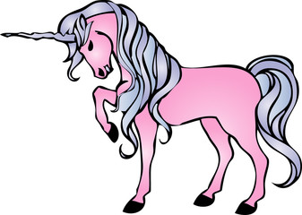 illustration eines einhorns © mrr