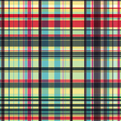 Vector seamless checked pattern