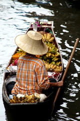 Obraz premium floating market