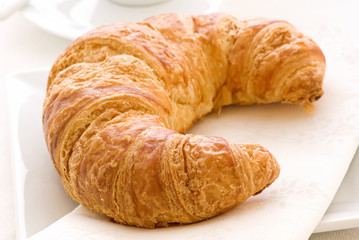 Croissant zum Frühstück