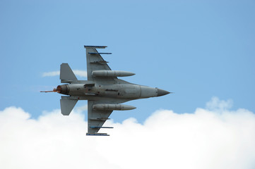 F-16 Fighting Falcon military jet