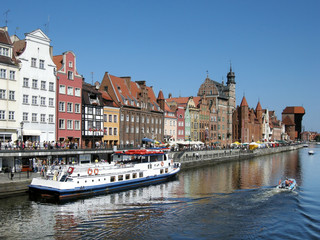 Fototapeta premium Hafen in Gdansk, Polen