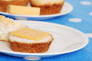 tea biscuits and cheese