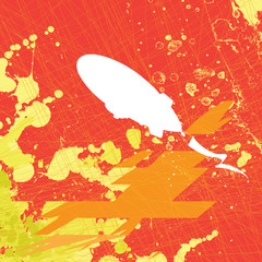 zeppelin grunge background © tuna