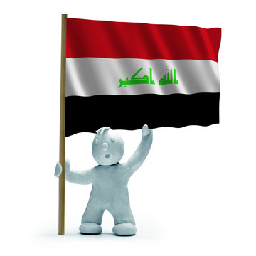 irak flagge 2 staunen