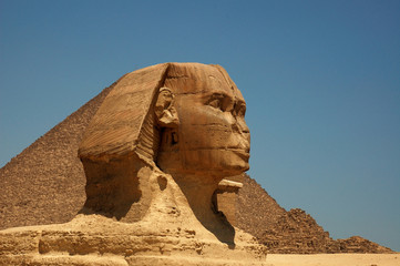 Fototapeta na wymiar Wielki Sfinks w Gizie
