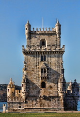 Fototapeta na wymiar Tower of Belem in Portugal